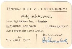 Chronik TCL Mitglied Ausweis Chronik TCL Mitglied Ausweis