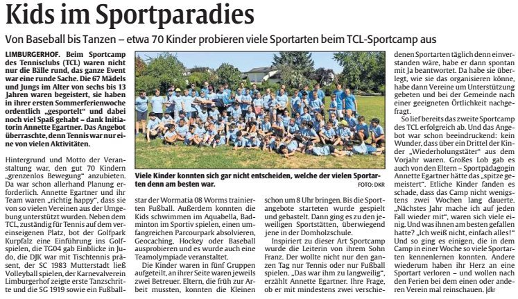 Kids im Sportparadies