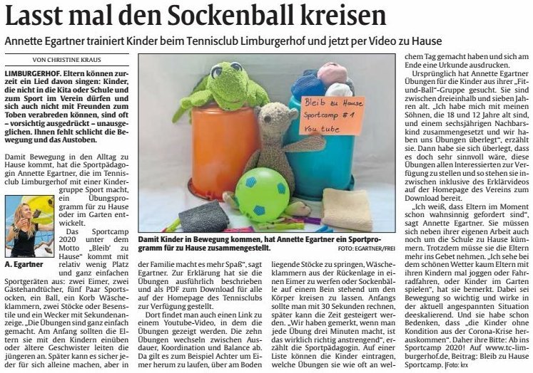 Lasst mal den Sockenball kreisen