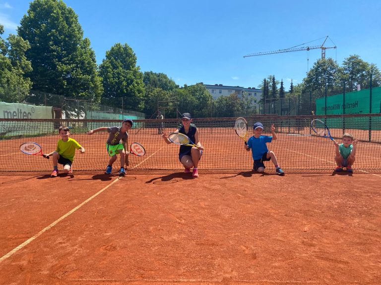 Jugendtraining in vollem Gange – Tenniscamp in der letzten Ferienwoche