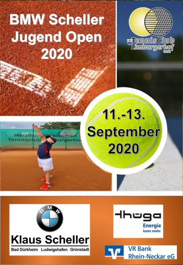 BMW Scheller Jugend Open – 11.-13. September 2020