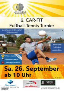 6. CAR-FIT Fußball-Tennis Turnier 6. CAR-FIT Fußball-Tennis Turnier