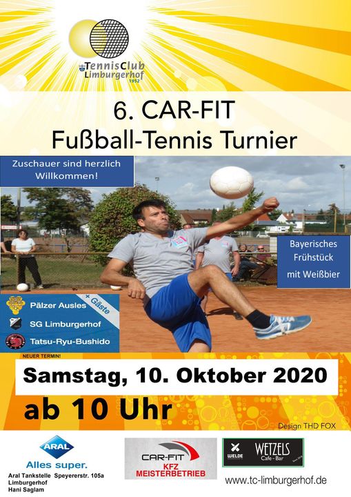 Update: Fußballtennis-Turnier am 10. Oktober