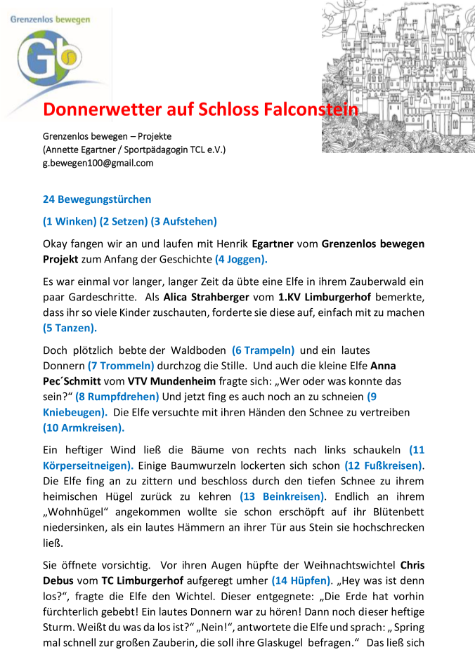 Donnerwetter auf Schloss Falconstein
