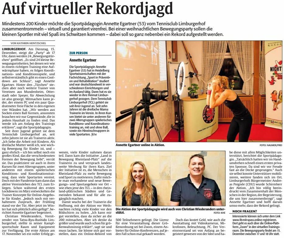 Auf virtueller Rekordjagd