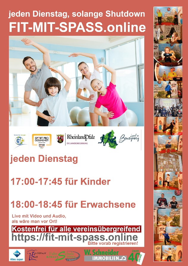 Fit mit Spaß online