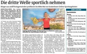 Die dritte Welle sportlich nehmen Die dritte Welle sportlich nehmen