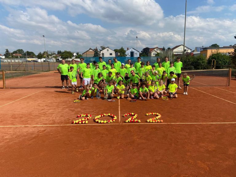 Erfolgreiches Tenniscamp