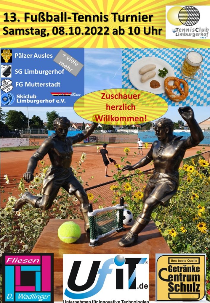 Wieder Fußballtennis Turnier beim TC Limburgerhof