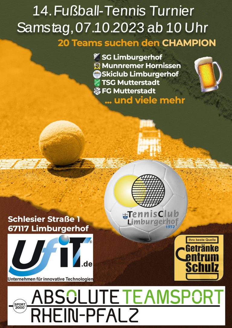 Wieder Fußballtennis Turnier beim TC Limburgerhof