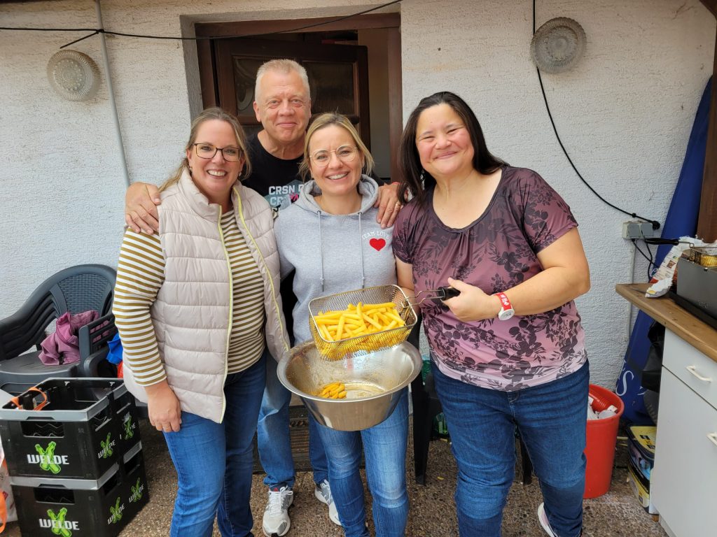 Zäskämmer Team beim Fussballtennis nicht zu stoppen
