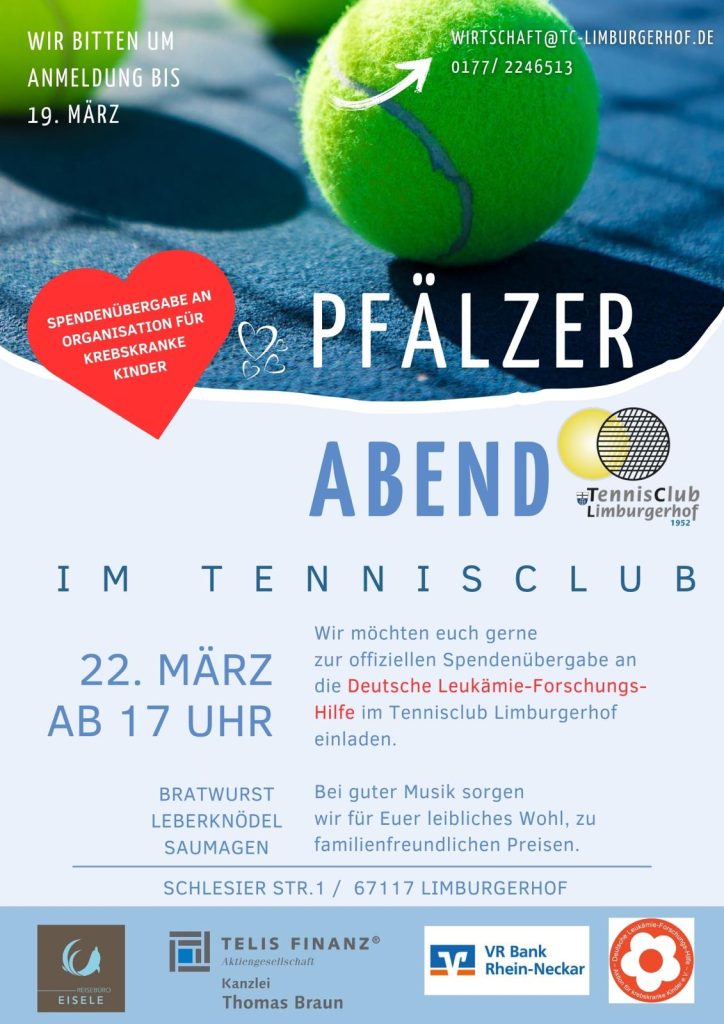 Der Neue Wirtschaftsausschuss lädt zum PFÄLZER ABEND ein