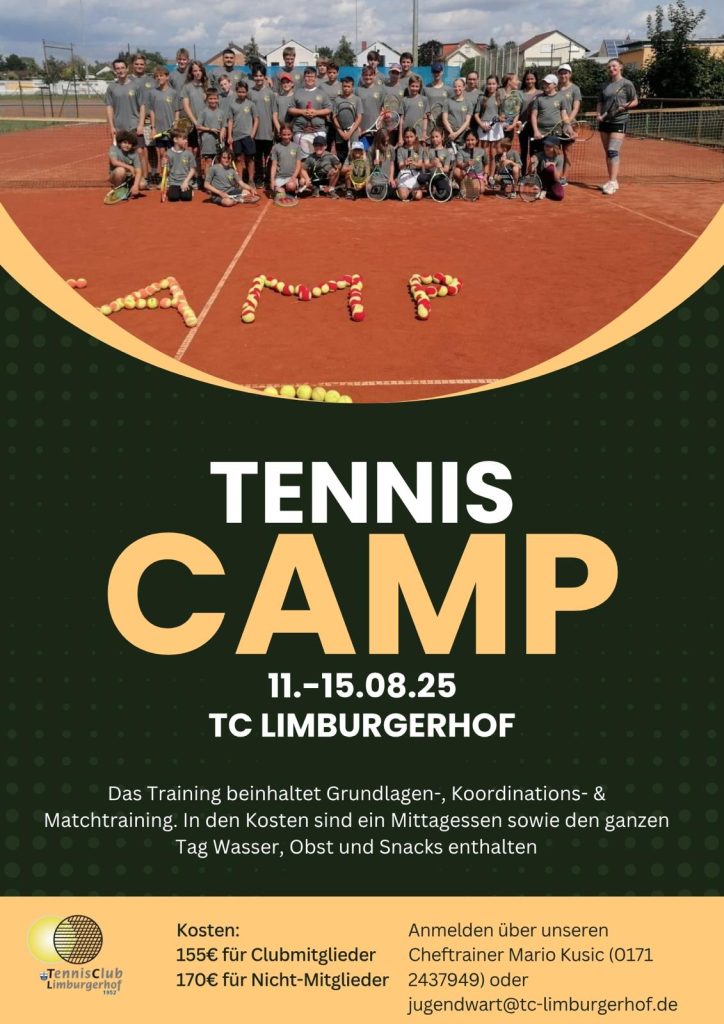 Tenniscamp in letzter Ferienwoche